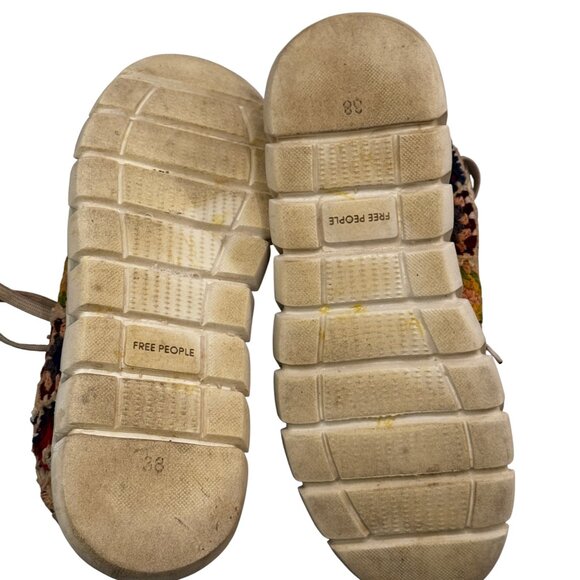 Free People Catch Me If You Can Sneaker in Multi Size 38 (7.5) - Picture 7 of 11